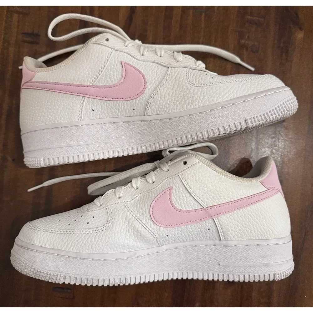 Nike Air Force 1 Low GS White Pink Foam CT3839-103 Kids Size 7Y / Women 8.5